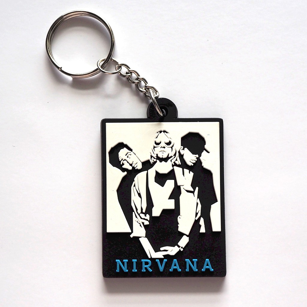 พวงกุญแจยาง-nirvana-rock-ร๊อค