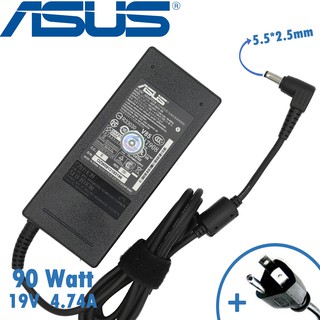 Asus Adapter ของแท้ Asus N43S X550D A8S K55N K55V K55VD K55VM K73 K73ER K73ERF 90W 5.5 สายชาร์จ Asus 90w 5.5 อะแดปเตอร์