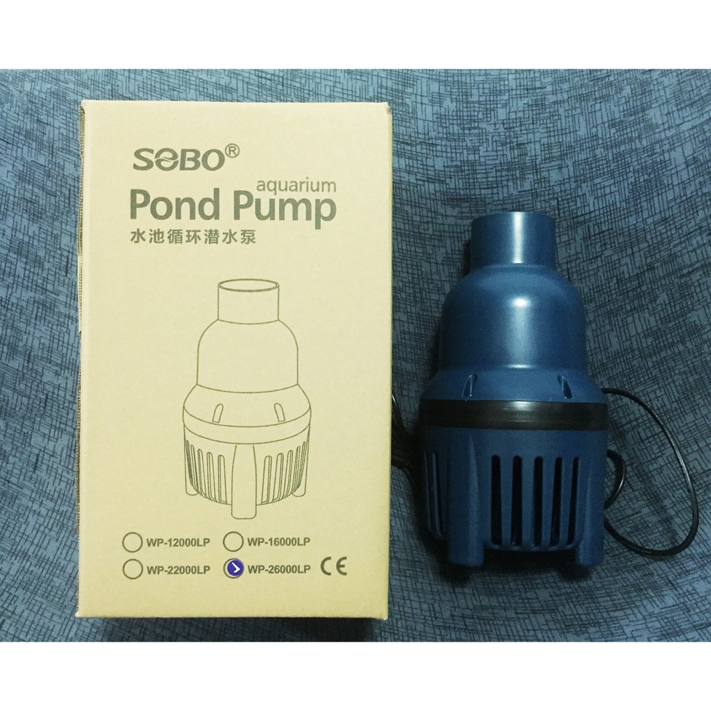 sobo-wp-26000lp-eco-pump-pond-pump-ปั้มน้ำประหยัดไฟ-ปั๊มน้ำ-ปั๊มแช่-ปั๊มน้ำพุ-ปั๊มน้ำบ่อปลา-ปั๊มน้ำบ่อกรอง-wp26000lp