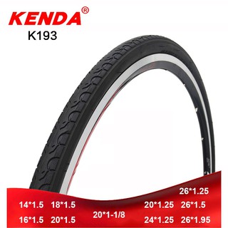 ภาพหน้าปกสินค้าKENDA K-193 ยางนอกจักรยาน ขนาด 14\",16\",20\",26\",700C (สีดำ) ที่เกี่ยวข้อง