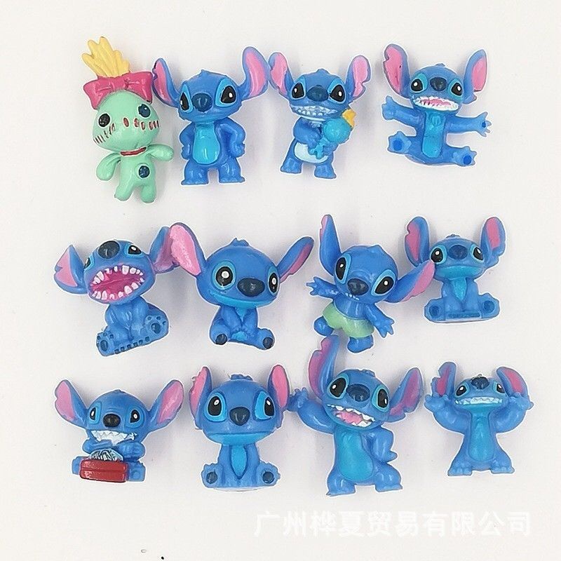 ถูกมาก-ตุ๊กตาโมเดลสติช-lilo-amp-stitch-12ตัว-แพ็ค-ของเล่นสะสม-ตั้งโชว์