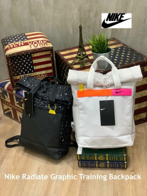 Nike Radiate Graphic Training Backpack 100 polyester Shopee Thailand