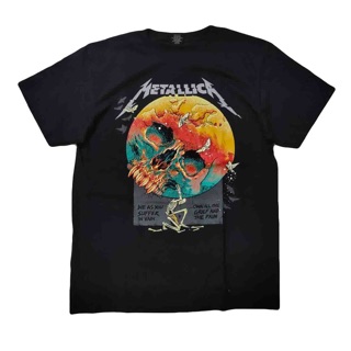 เสื้อวง Metallica T-Shirt Rock เสื้อยืดวงร็อค เสื้อวงเมทัลลิกา