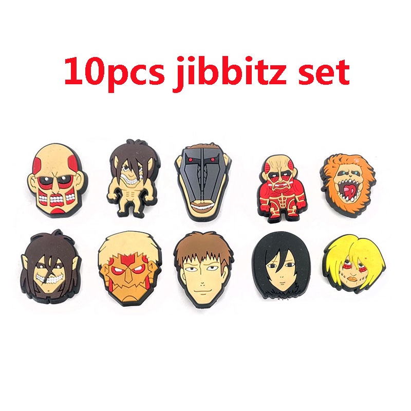 10-ชิ้น-การ์ตูนลูฟี่-jbt-อะนิเมะ-croc-jbt-one-piece-attack-on-titan-croc-charms-อุปกรณ์รองเท้า-สําหรับผู้ชาย-หลุมรองเท้าตกแต่ง-pins