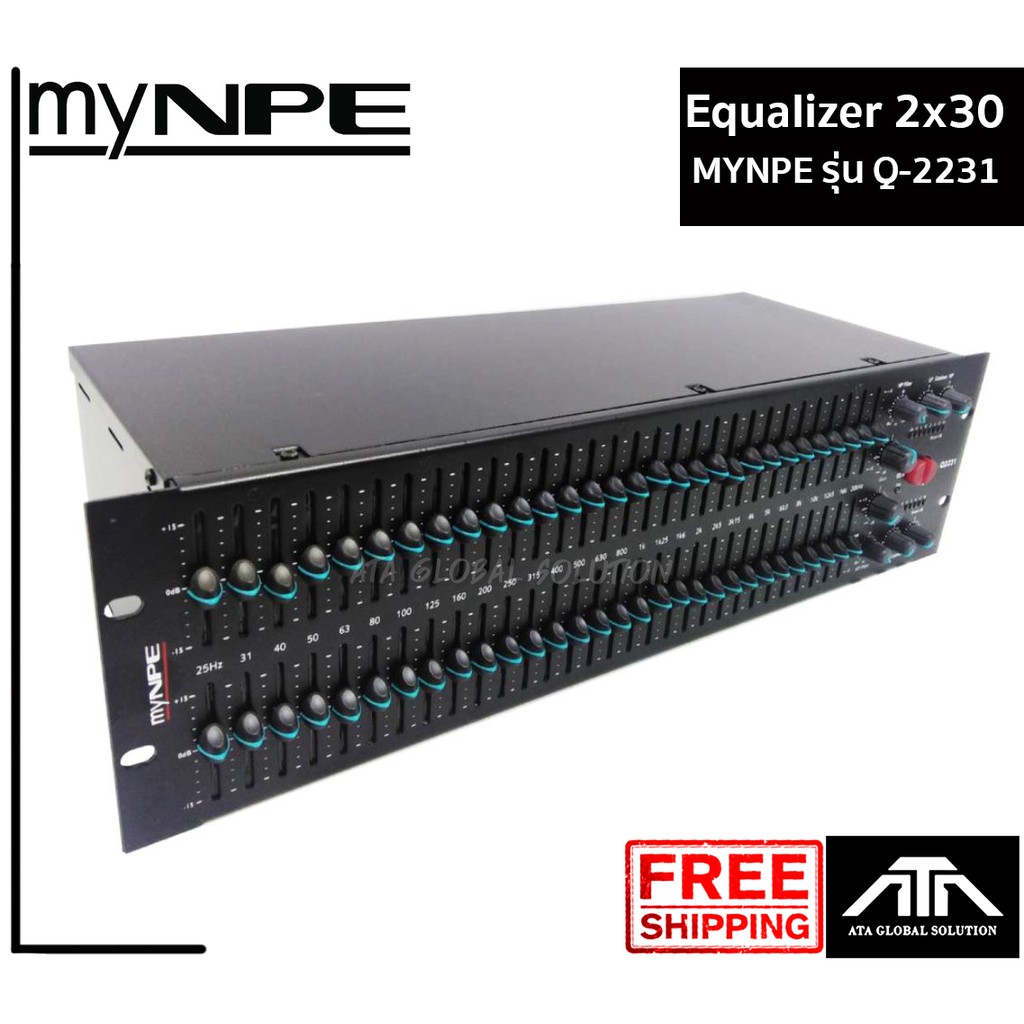 อีคิว-equalizer-อีควอไลเซอร์-ยี่ห้อ-mynpe-q-2231-mynpe-q-2231-stereo-equalizer