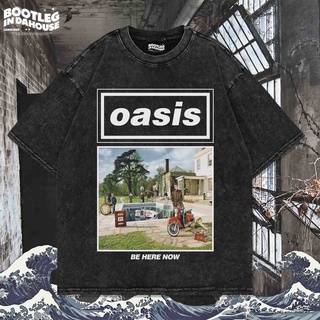 เสื้อยืด พิมพ์ลาย Oasis BE HERE Nowoversize WASHING VINTAGE สําหรับผู้ชาย | เสื้อยืด โอเวอร์ไซส์ | เสื้อยืด ขนาดใหญ่ | เ