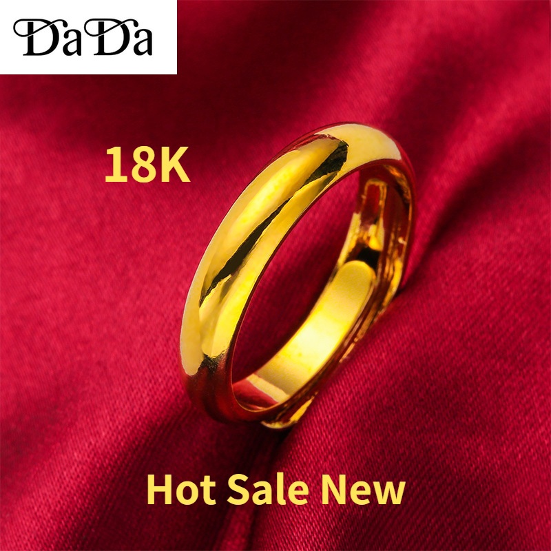 ภาพหน้าปกสินค้าของแท้ 100% ส่งเร็ว แหวนคู่รัก ทองคําแท้ 96.5% (0.6 กรัม) แหวนทองคําแท้ 1 กรัม สําหรับผู้หญิง