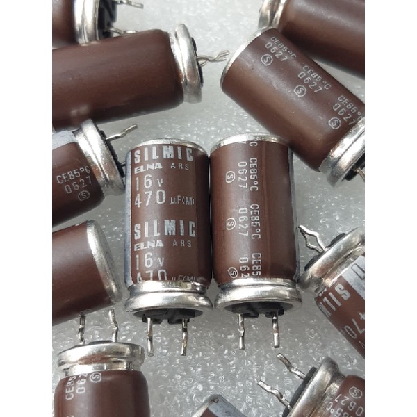 Elna Silmic ARS 470uf 16v (ตัดขา) Capacitor ตัวเก็บประจุ คาปาซิเตอร์ ...