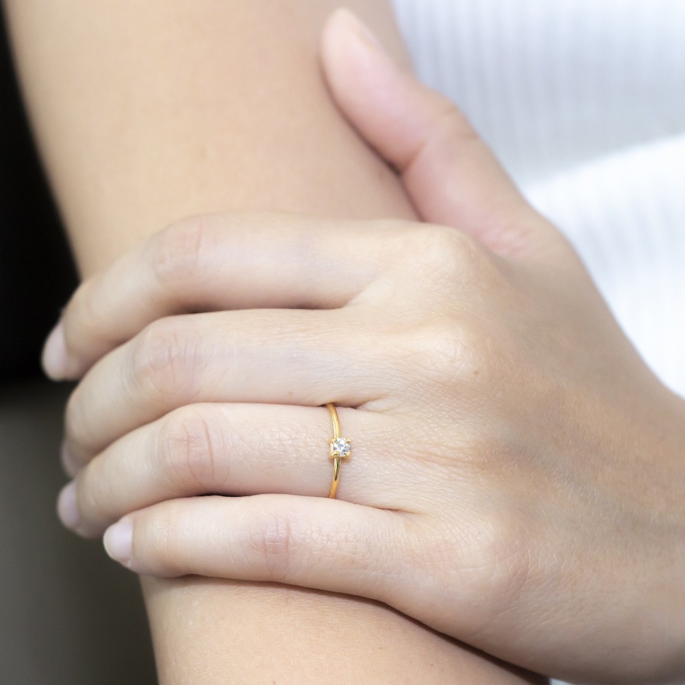 ภาพหน้าปกสินค้าStar Jewelry แหวนเงินแท้ 92.5% แหวนแฟชั่น แหวนมินิมอล รุ่น RS3054 จากร้าน starjewelry บน Shopee