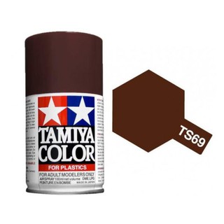 Tamiya Spray Color สีสเปร์ยทามิย่า TS-69 Linoleum Deck Brown 100ML