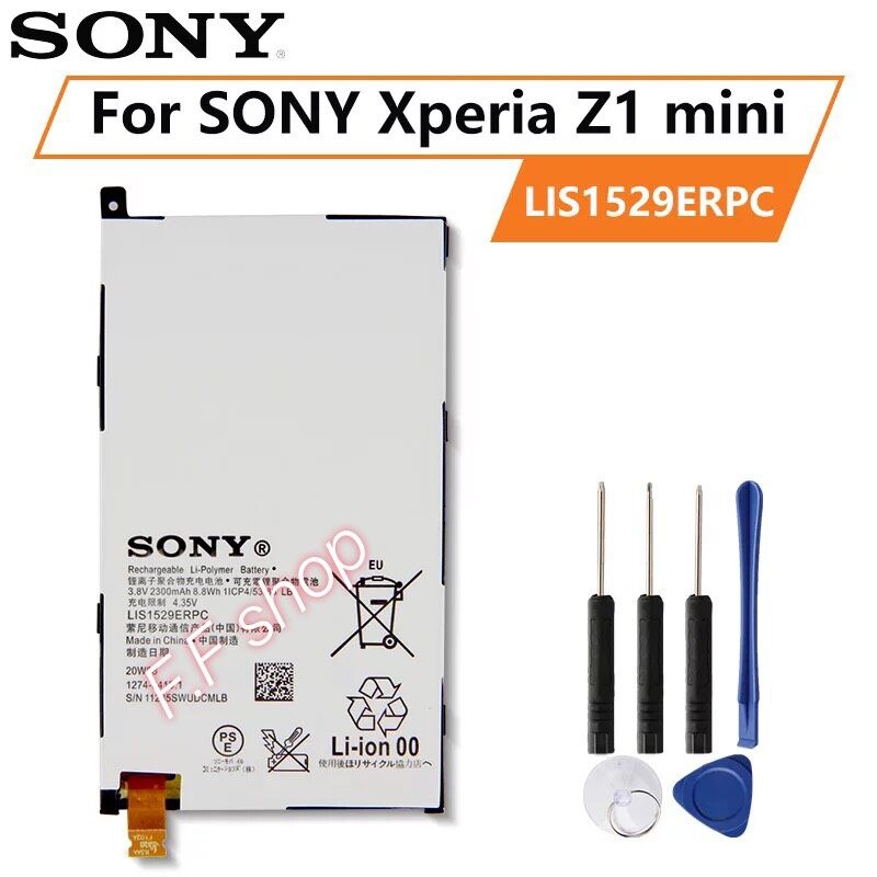 แบต-แท้-sony-xperia-z1-mini-d5503-zlis1529erpc-2300mah-พร้อมชุดถอด-ประกัน-3-เดือน