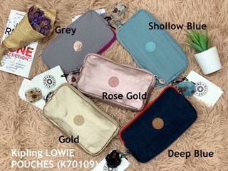 💕 Kipling LOWIE POUCHES (K70109)  กระเป๋าคล้องมือ