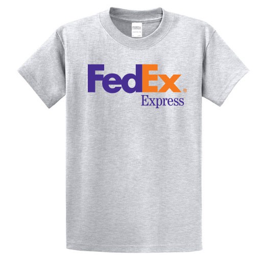 เสื้อยืด-คอกลม-แฟชั่น-ลาย-fedex-express-ไซส์-32-48-รอบอกนิ้ว