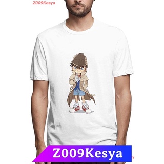 Z009Kesya เสื้อยืดสีพื้น Qmad Men Conan Detective Comfortable T Shirts Short Sleeve Home Tee Top sale