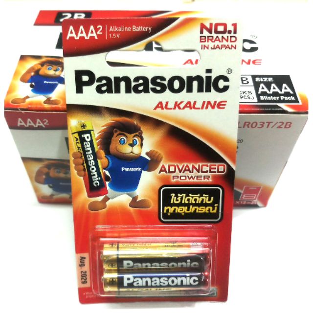 ถ่านอัลคาไลน์ พานาโซนิค Panasonic Alkaline Battery 2A / 3A (AA/ AAA ...