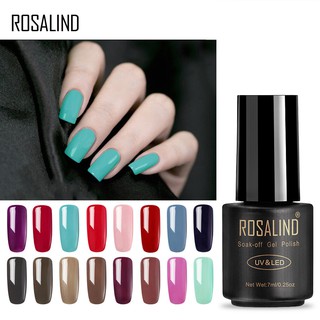 Rosalind เจลทาเล็บ UV LED 7 มล. 1323-1369 pure color  nail gel lacquer