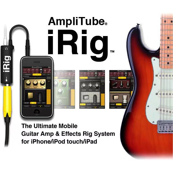 ภาพหน้าปกสินค้าiRig AmpliTube Effect Guitar สามารถใช้ไลฟ์ สด หรืออัดบันทึกเสียงโดยตรงจากมิกซ์ แบบคมชัด H
