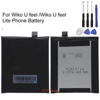 แบตเตอรี่ สำหรับ Wiko U feel/Wiko U feel Lite พร้อมชุดถอด..