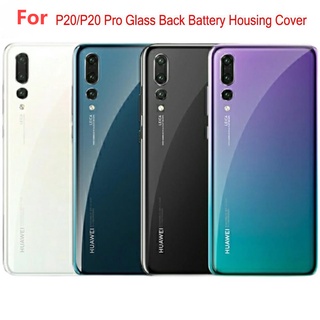 ฝาครอบแบตเตอรี่ด้านหลัง พร้อมเลนส์กล้อง สําหรับ Huawei P20 Pro P20pro P20