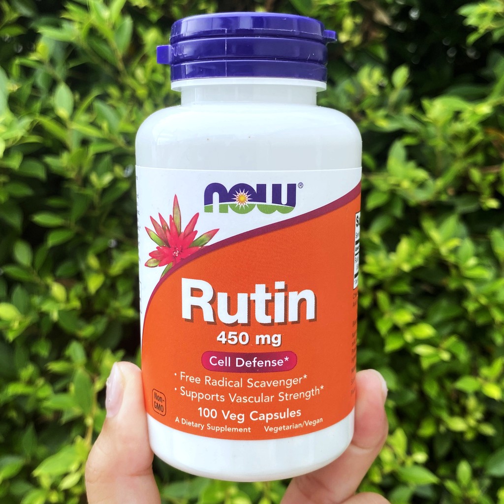 รูทิน Rutin 450 mg 100 Veg Capsules (Now Foods®) รูติน | Shopee Thailand