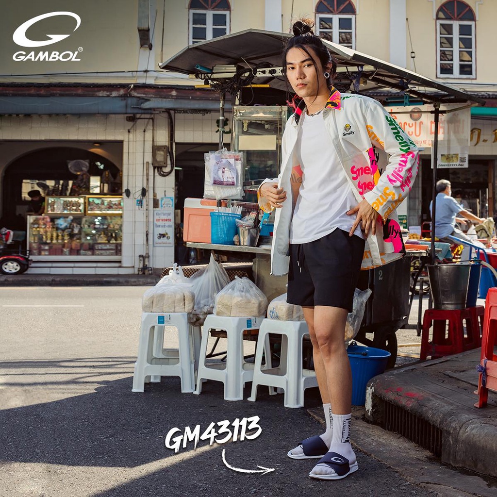 ภาพหน้าปกสินค้าGAMBOL แกมโบล รองเท้าแตะ สวม ผู้ชาย GM43113 Size 38-44 จากร้าน gambolofficial บน Shopee