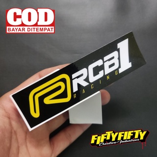 Rcb1 สติกเกอร์เคลือบเงา กันน้ํา พิมพ์ลาย