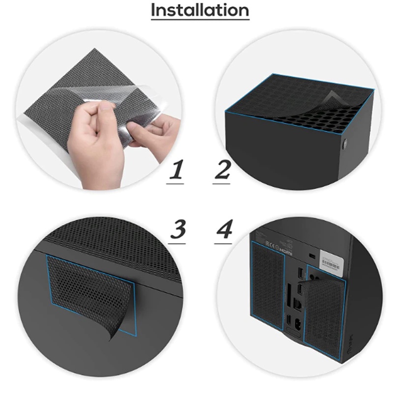 กันฝุ่น-xbox-กันฝุ่นxbox-series-x-ตาข่ายกันหิน-กันแมลง-แผ่นแปะกันฝุ่น-xbox-dustproof-cover