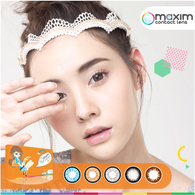 maxim-คอนแทคเลนส์สี-รายเดือน-ตาโต-1-กล่อง-1-คู่