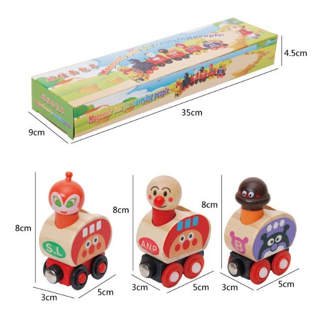 ของเล่นเด็ก-ของเล่นไม้-ของเล่นรถไฟ-ของเล่นไม้-ลายอังปังแมน-anpanman