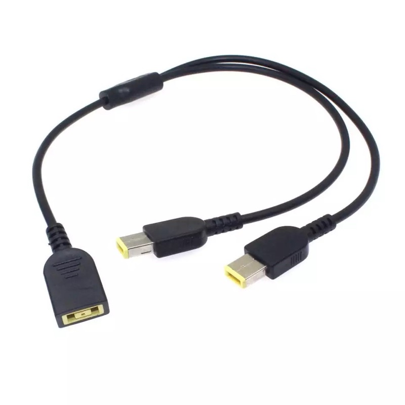 DCปลั๊กชายไปยัง2คู่USB Jack JackหญิงY Splitter Hubสายเคเบิลอะแดปเตอร์ ...