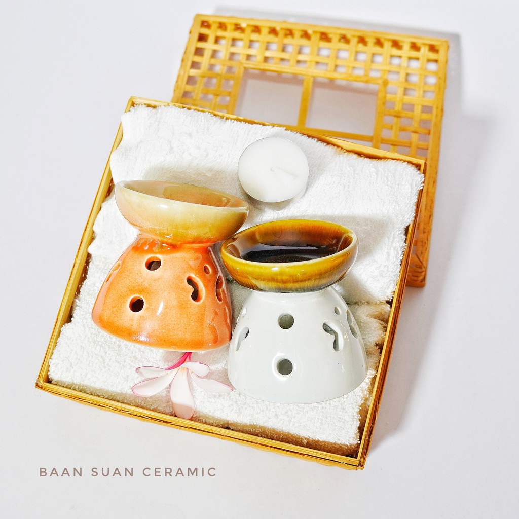 baansuan-ceramic-เตาน้ำมันหอมระเหย-วัสดุเซรามิก-ลายไทย-ขนาด-7-5x7-5-cm-มี9สี