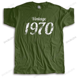 [S-5XL] เสื้อยืด สไตล์วินเทจ สําหรับผู้ชาย 1970#39; s เสื้อยืดคอกลม แขนสั้น ผ้าฝ้าย 100% ลาย Urban 70s ของขวัญวันเกิด 50
