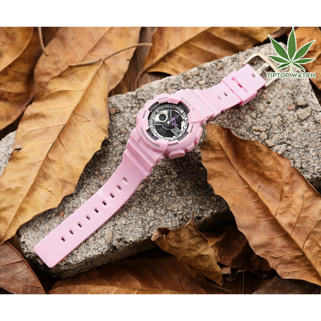 baby-g-casio-ของแท้-100-นาฬิกาผู้หญิง-รุ่น-ba-110-pink