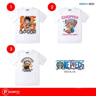 HH วันพีซ เสื้อยืดลายการ์ตูน ลิขสิทธิ์ One Piece - White T-shirt Collection 11 เสื้อยืดผ้าฝ้าย