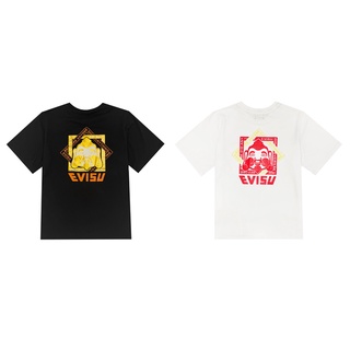 [S-5XL]เสื้อยืดแขนสั้นลําลอง ผ้าฝ้าย พิมพ์ลายพระพุทธรูป ทรงหลวม สไตล์สปอร์ต แฟชั่นสําหรับผู้ชาย และผู้หญิง