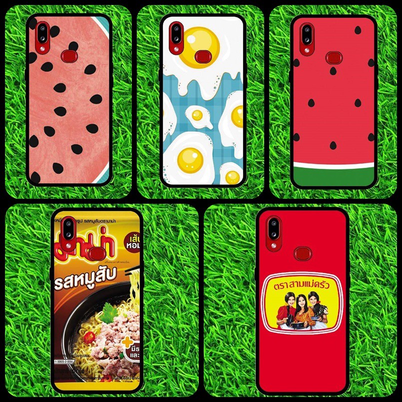 เคส-เคสมือถือ-มาม่า-ปลา-กระป๋อง-ไข่ดาว-แตงโม-samsung-a01-a02-a02s-a03s-a32-4g-a32-5g-a9-2018-a31-a51