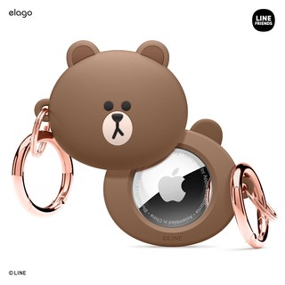 elago X LINE FRIENDS AirTag Case เคสสำหรับใส่ AirTag ลิขสิทธิ์แท้จากตัวแท้จำหน่าย สินค้าพร้อมส่ง