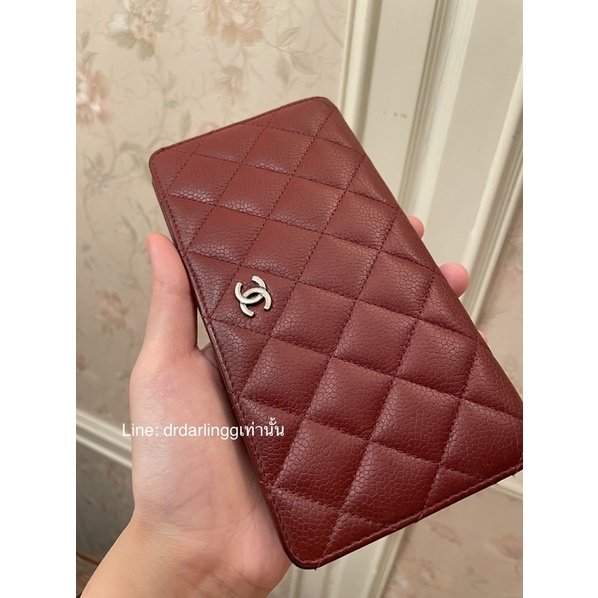 chanel-bifold-cavierskin-wallet-กระเป๋าตังค์-กระเป๋าแบรนด์เนม-กระเป๋าตังค์ชาแนล