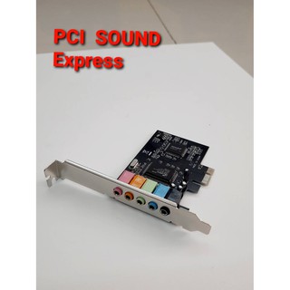 PCI SOUND Express Card support windoows 7/8 อุปกรณ์เชื่อมต่อกับคอม เป็นซาวเสียง คุณภาพดี แข็งแรงทนทาน