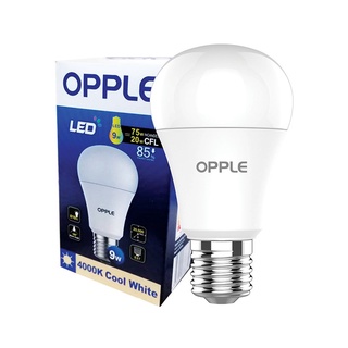 Chaixing Home หลอดไฟ LED 9 วัตต์ Cool White OPPLE รุ่น Ecomax A60 E27