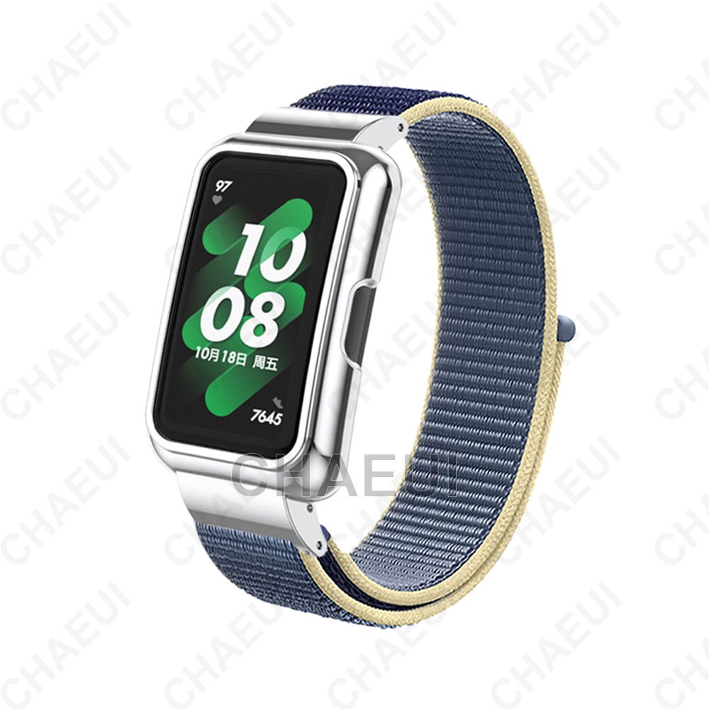 สายนาฬิกาข้อมือไนล่อน-พร้อมเคส-แบบเปลี่ยน-สําหรับ-huawei-band-8-7-6-honor-band-6