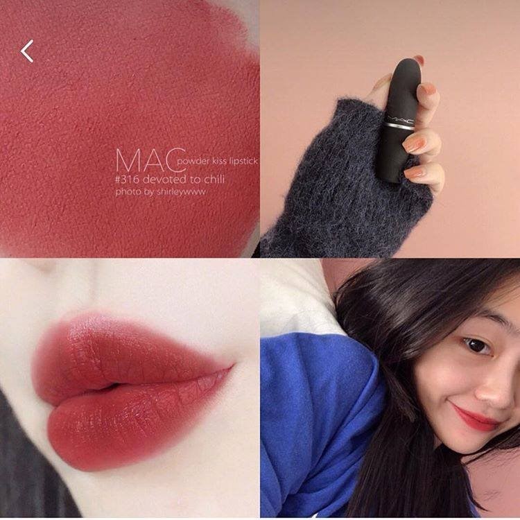 ลิปสติค-mac-mac-powder-kiss-สี314-mull-it-over-923-316-602-607-น้ำหนัก-3g