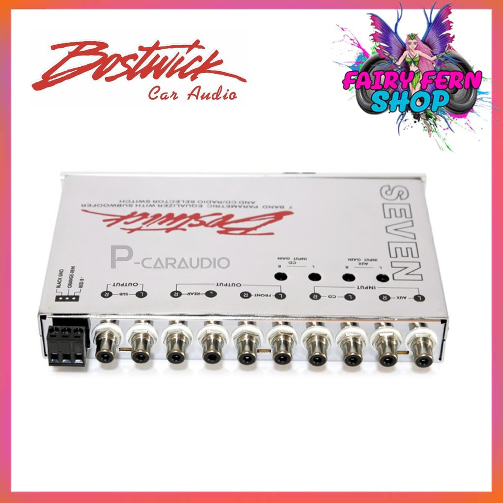 จัดส่งในไทย-bostwick-ปรีแอมป์รถยนต์-7-แบนด์-ปรีแอมป์-preamp-7-band-bostwickรุ่นbpa-180-เสียงดี-คุณภาพเสียงดี100