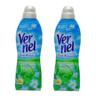 ﻿Vernel Fresh Morning น้ำยาปรับผ้านุ่ม เวอร์แนล กลิ่นเฟรซมอร์นิ่ง 1 ลิตร + 2 ขวด