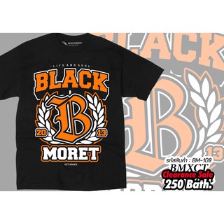 Blackmoret เสื้อยืดแขนสั้น สีดำ ลาย BMXCT