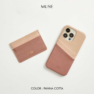 ภาพขนาดย่อของภาพหน้าปกสินค้าMUSE 3Tone Slim Card Holder ที่ใส่บัตร จากร้าน muse.onthemove บน Shopee