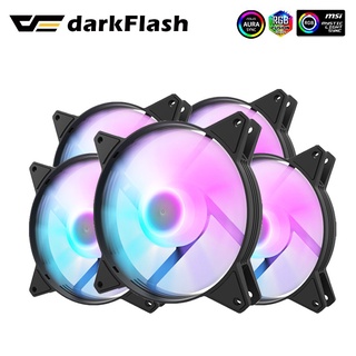 Darkflash c6 3in1 ชุดพัดลมระบายความร้อนคอมพิวเตอร์ PC 120 มม. 3 แพ็ค