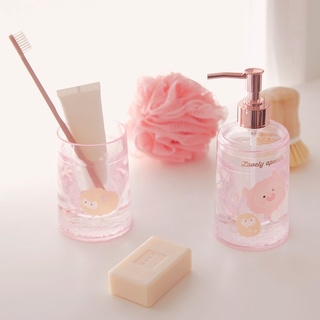 ( พร้อมส่ง ) Kakaofriends Lovely Apeach Dispenser 230 ml ขวดปั้มสบูเหลวเอพีช