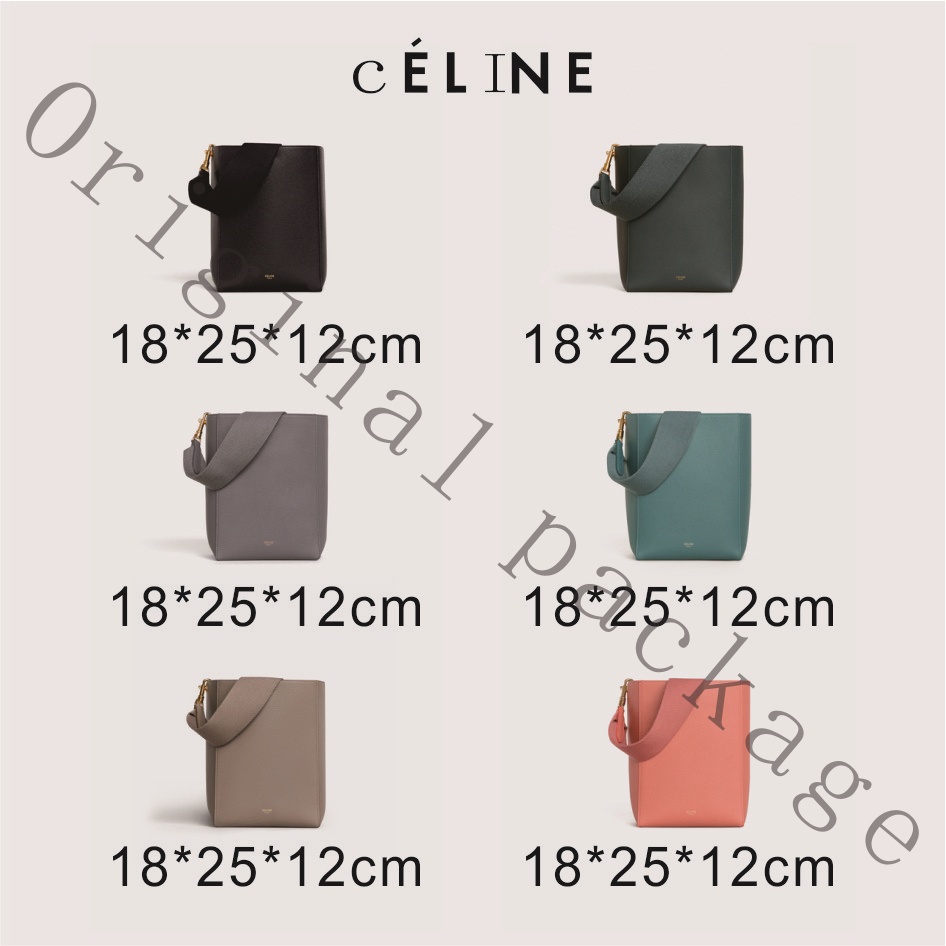 brand-new-authentic-celine-sangle-bucket-small-soft-grained-cow-leather-bucket-bag