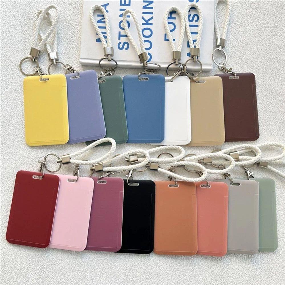 elegant-bus-card-cover-office-school-supplies-credit-card-key-chain-work-card-business-badge-holders